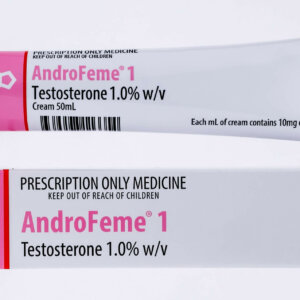 <span class=treatment>HRT  telemed visit </span><span class=drug_name>AndroFeme<sup>&reg;</sup>1</span>